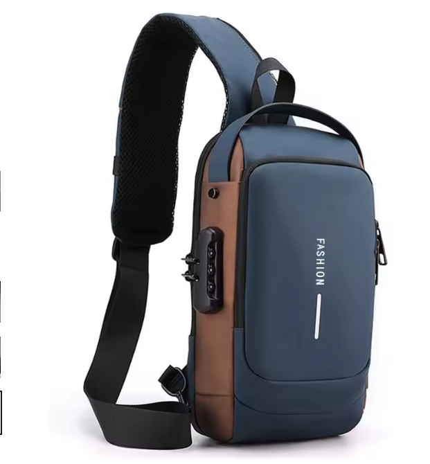 Mochila Anti-Furto com Senha USB Slim SafeBag