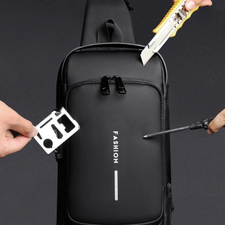 Mochila Anti-Furto com Senha USB Slim SafeBag