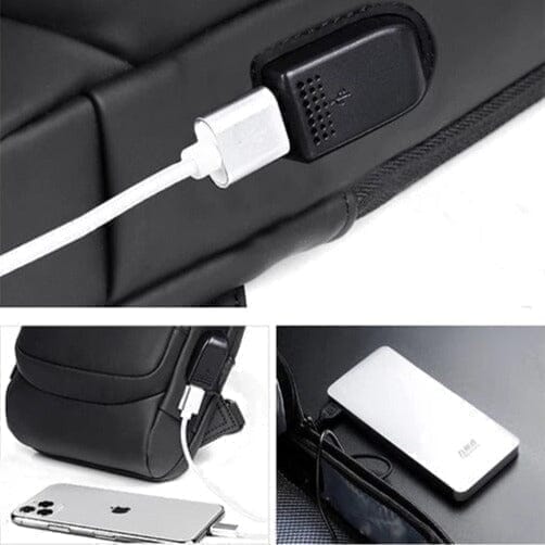 Mochila Anti-Furto com Senha USB Slim SafeBag