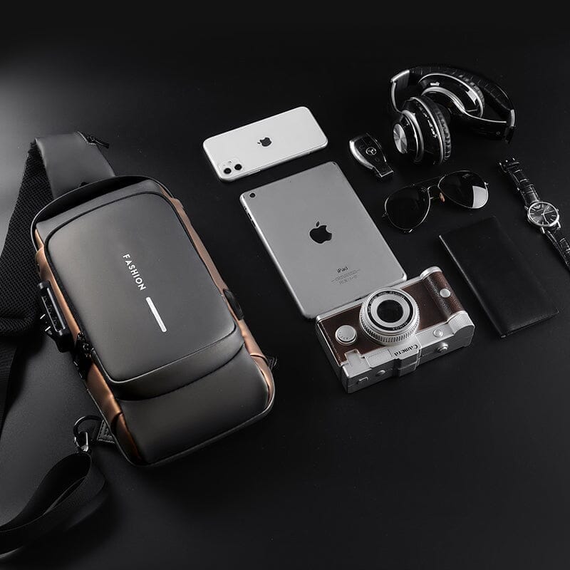 Mochila Anti-Furto com Senha USB Slim SafeBag